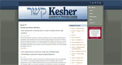 Desktop Screenshot of kesherjournal.com